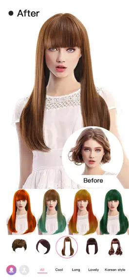 Game screenshot HairStyle Try On & Hair Cut apk