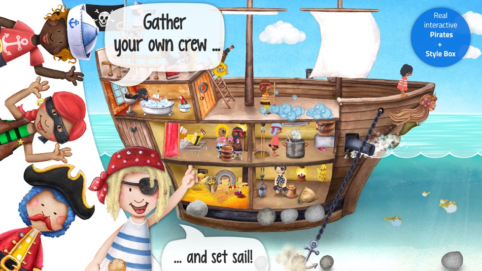 #1. Tiny Pirates: Toddler's App (iOS) 由: wonderkind GmbH