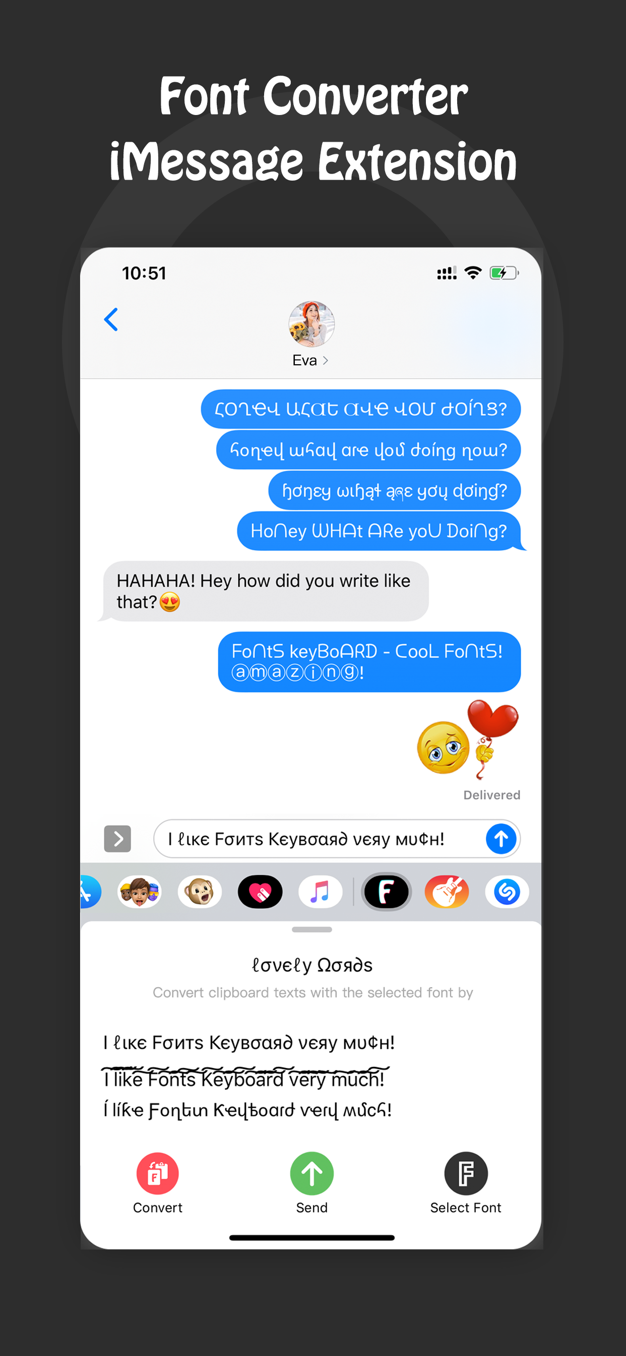 Fonts & Big Emojis for iPhones screenshot 11