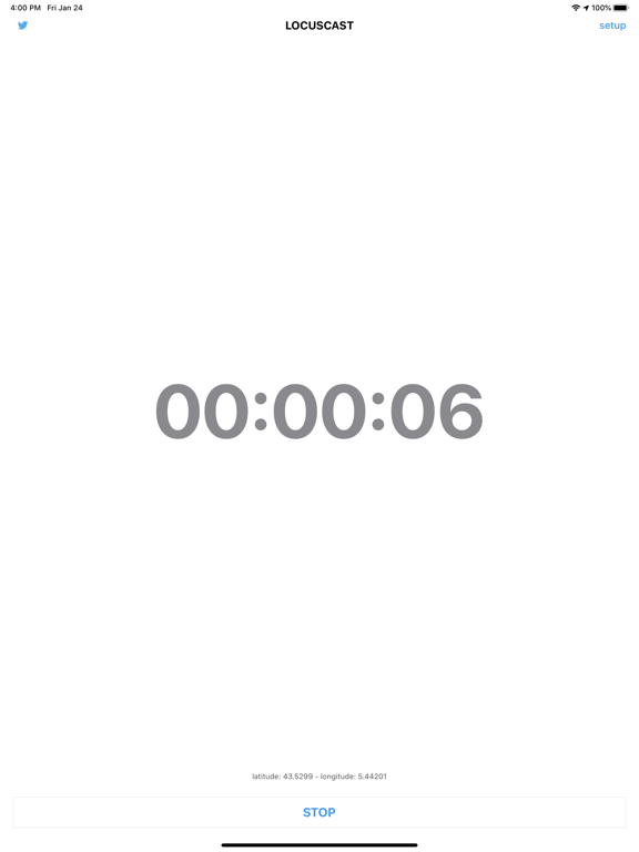 LocusCast iPad screenshot 4 - Music app