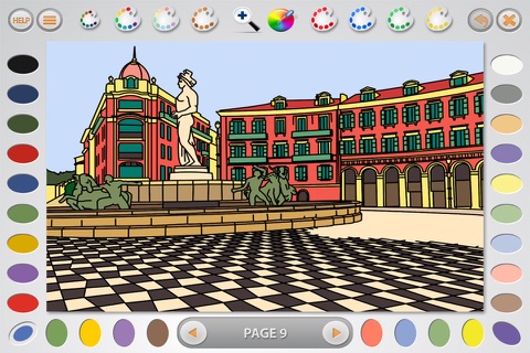 Places: Intricate Coloring - náhled