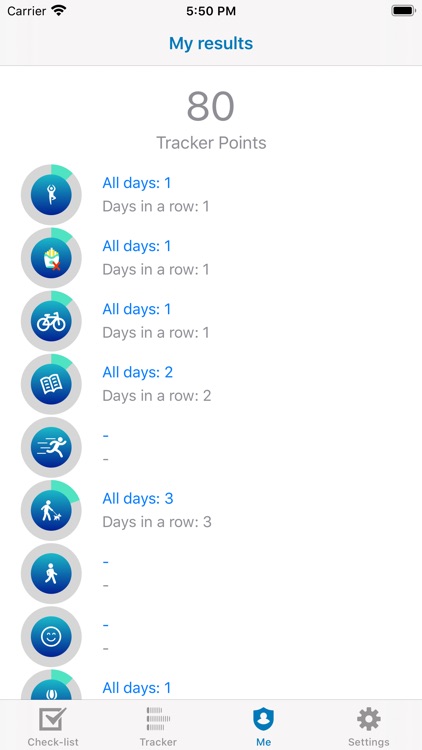 Simple: Activity tracker screenshot-4