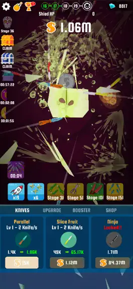Game screenshot Idle Knife: Slash The Fruits hack