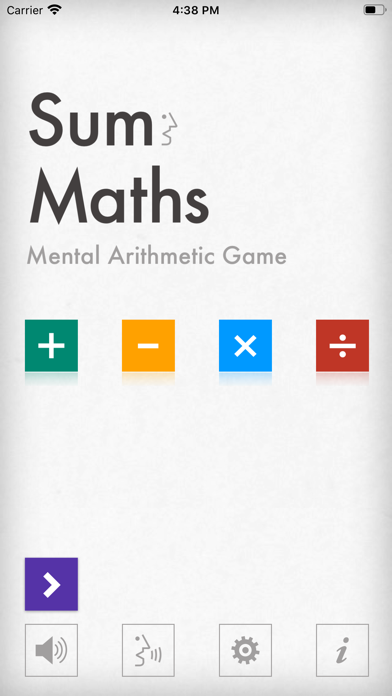 Screenshot #1 pour Sum Maths