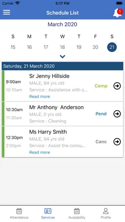 eWorkforce screenshot 1