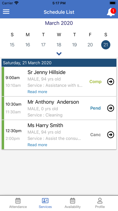 eWorkforce Screenshot