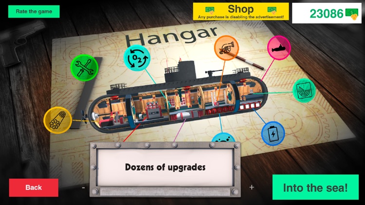 Nuclear submarine: battleships