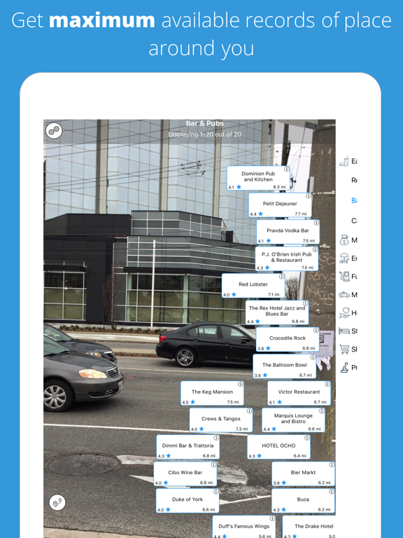 Explore Nearby iPad screenshot 1 - Travel app