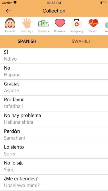 Spanish Swahili Dictionary screenshot-4
