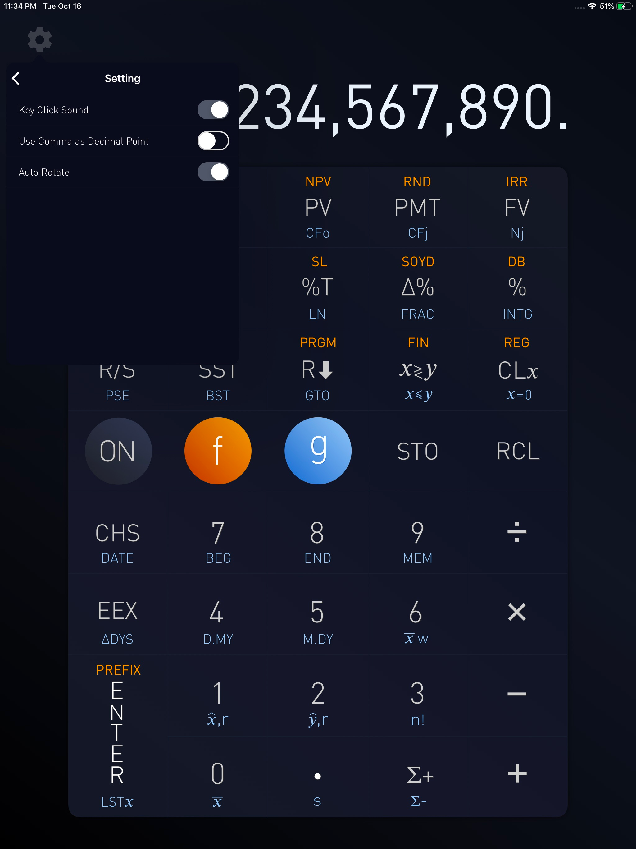 Vicinno Financial Calculator