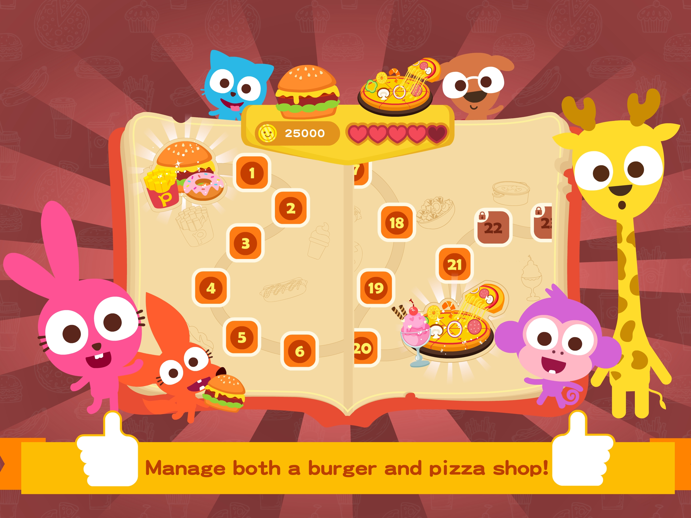 Purple Pink Burger Shop screenshot 8