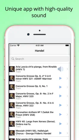 Game screenshot The Best of Handel - Music App hack
