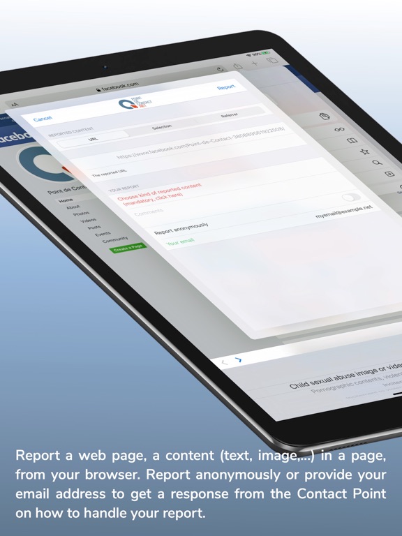 Point De Contact iPad screenshot