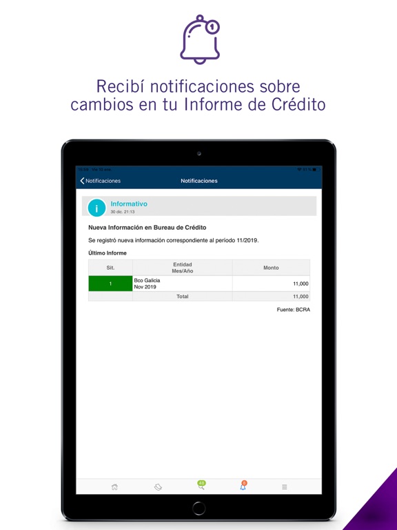Mi Nosis Situación Crediticia iPad screenshot 4 - Finance app