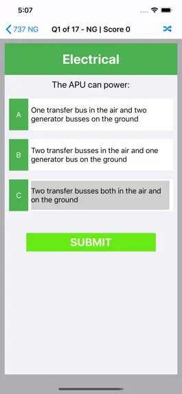 Game screenshot B737 Exam Questions apk