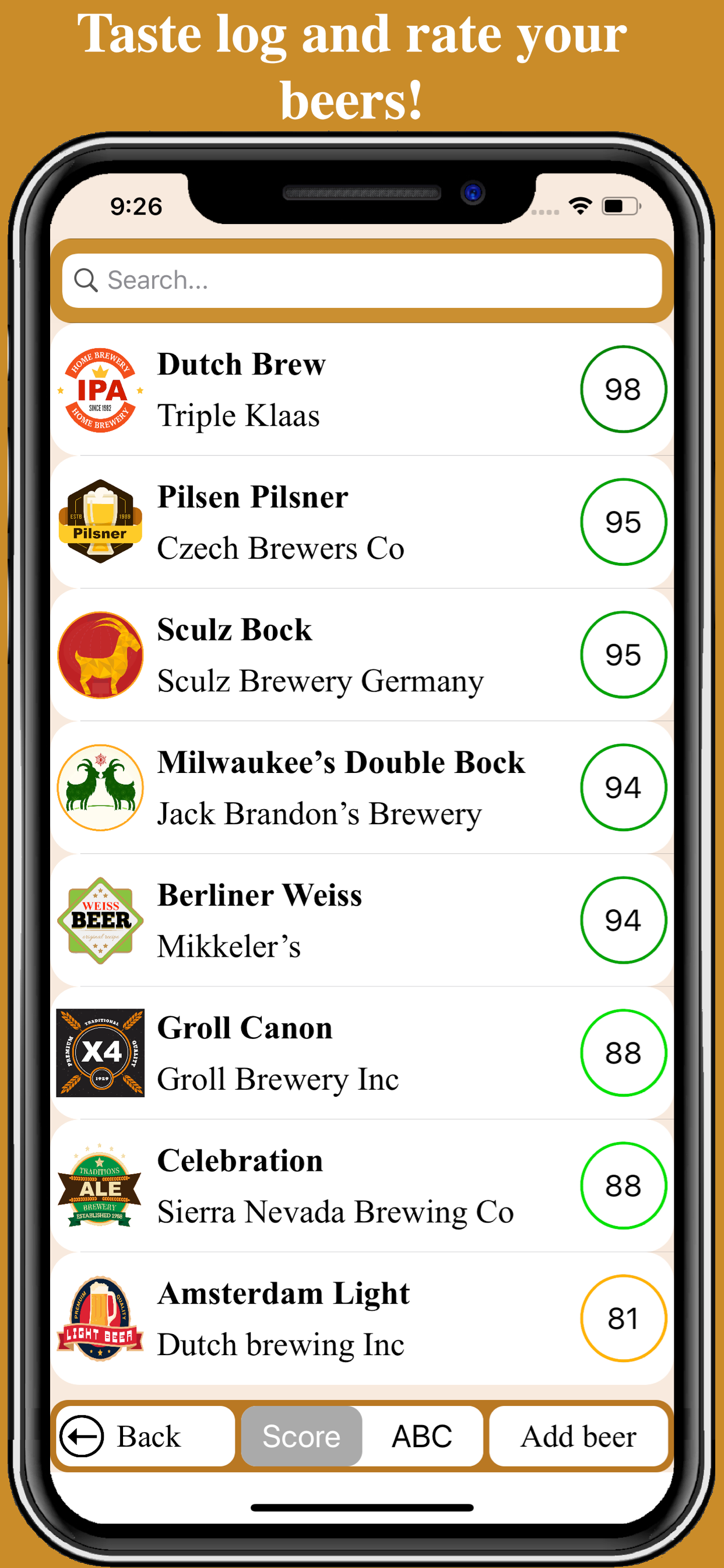 Beerista, the beer tasting app screenshot 8
