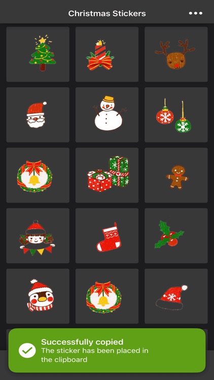Updating: Christmas Stickers