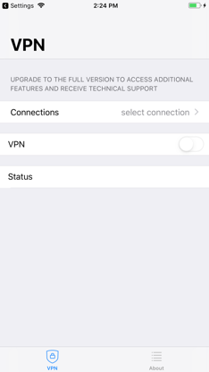FortiClient VPN screenshot 1