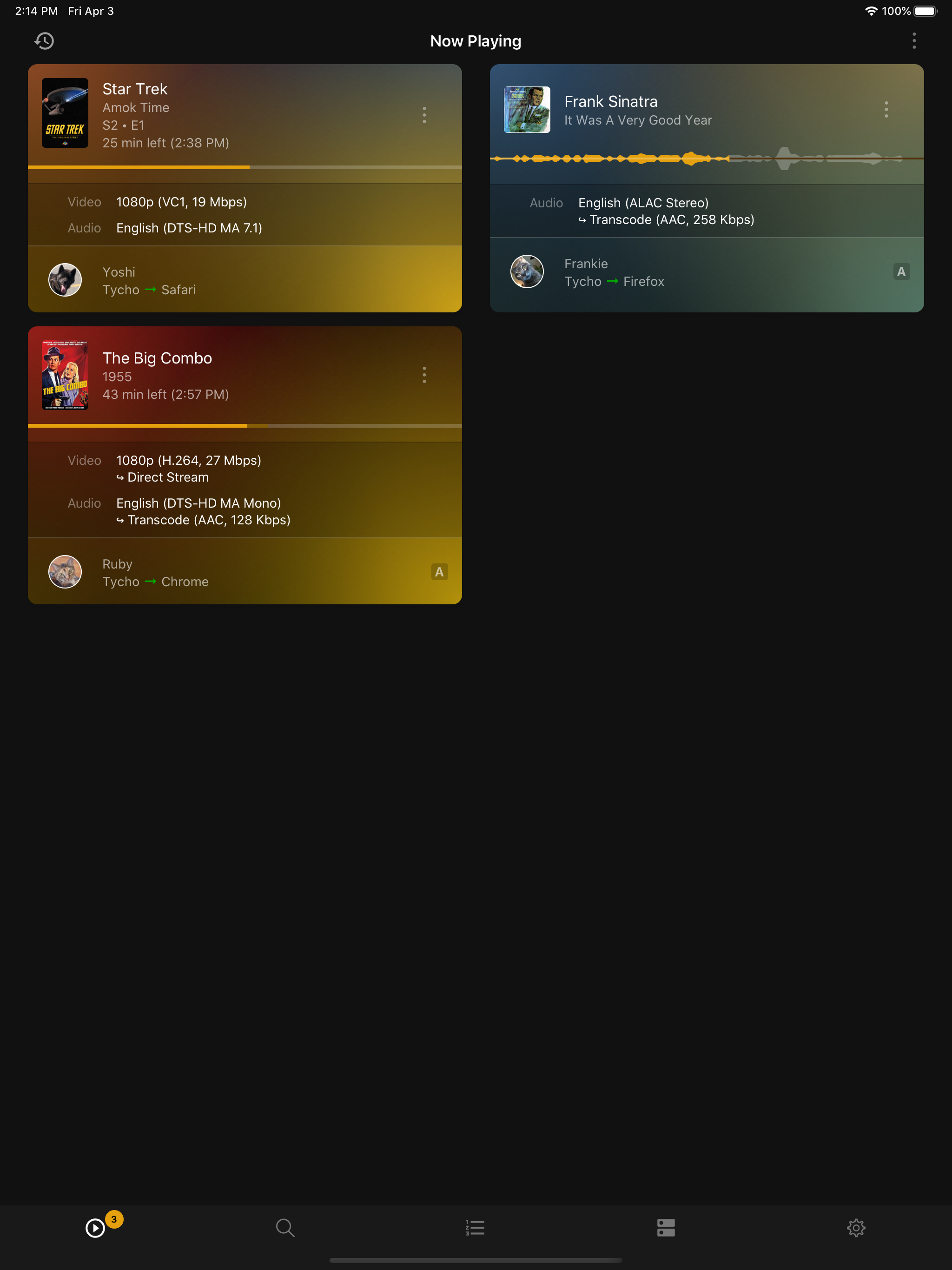 Plex Dash