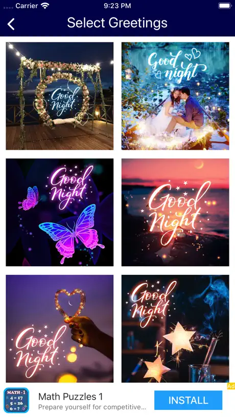 Good Night SMS