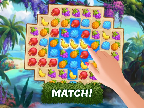 Tropical Forest: Match 3D Game iPad screenshot 8 - Games app