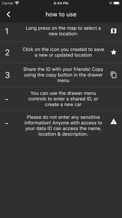 Screenshot #3 pour Where's it parked?