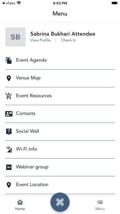 Vertos Medical Events Screenshot