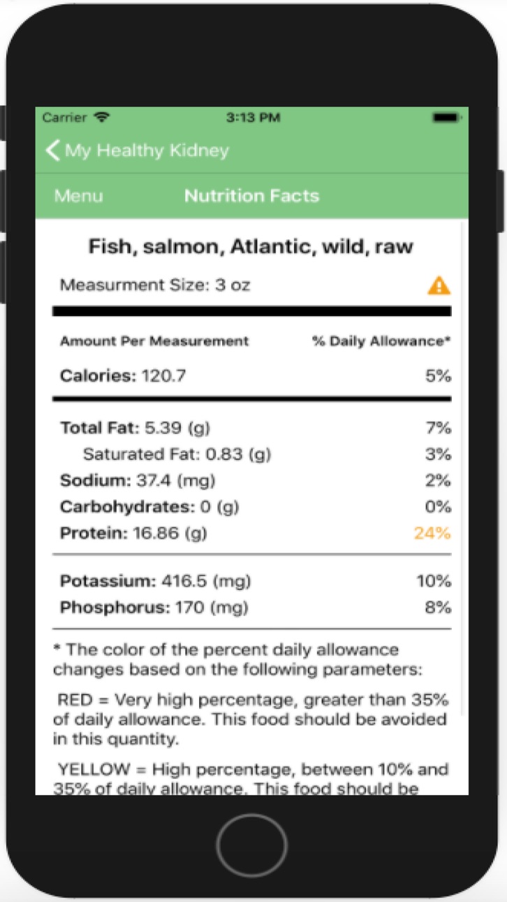 iPhone screenshot