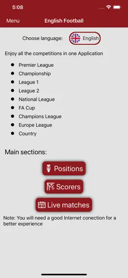 Game screenshot English Football live online hack