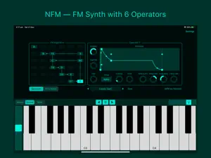 NFM – AUv3: FM Synth screenshot 1