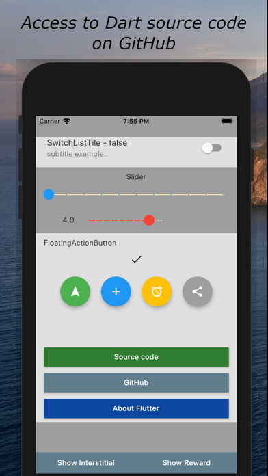 Screenshot #3 pour Mobile flutter widgets
