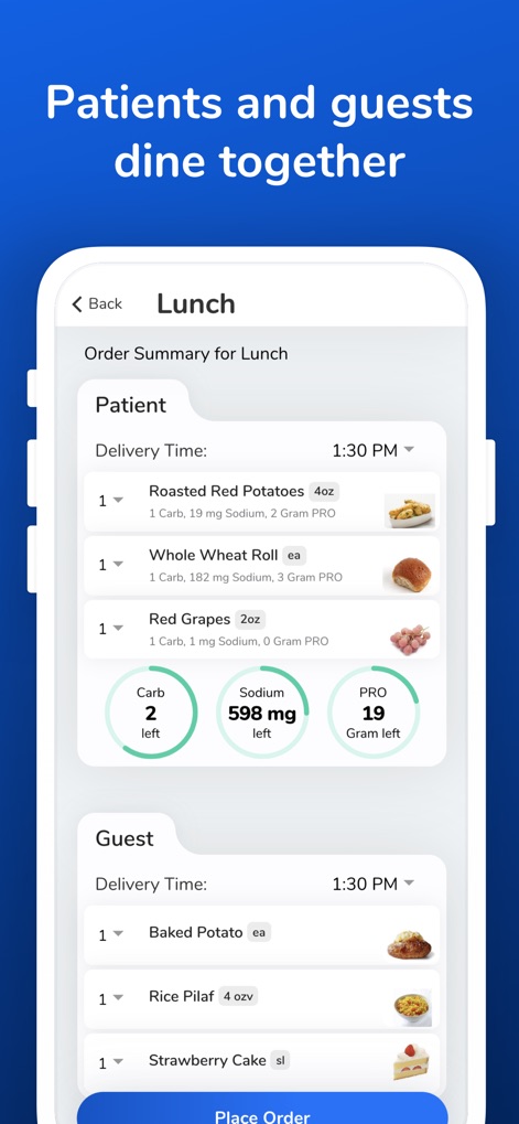 CBORD Patient - Food & Drink App | MWM