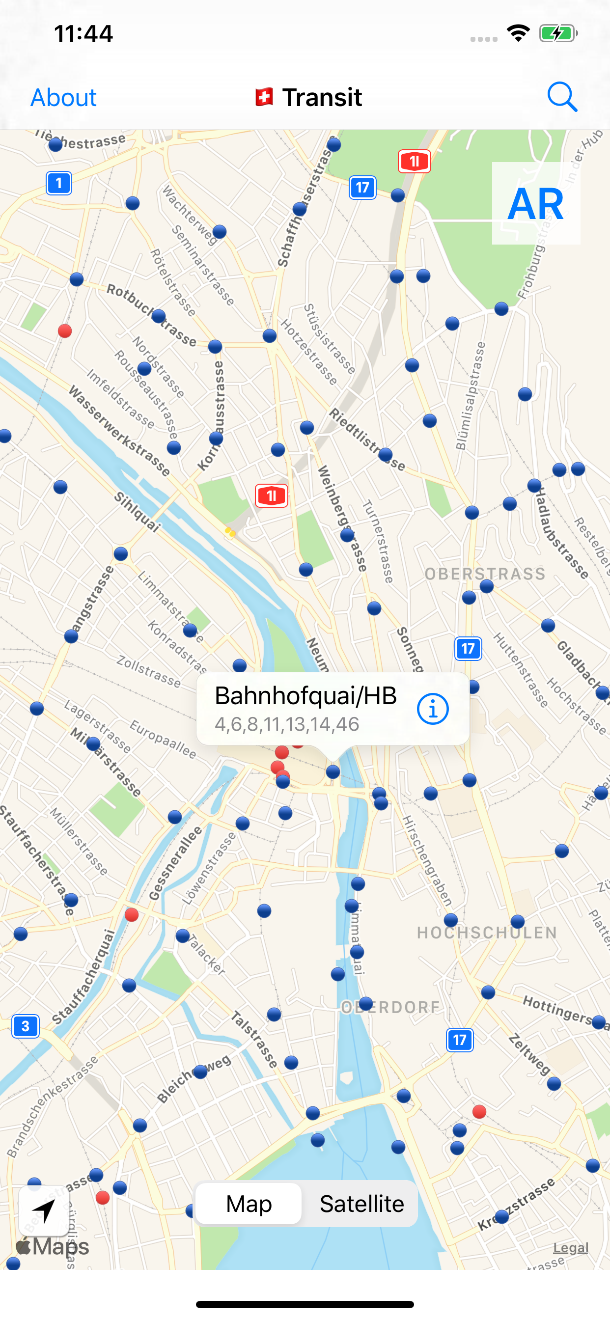 Swiss Public Transport App