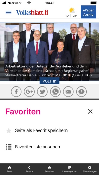 How to cancel & delete Liechtensteiner Volksblatt from iphone & ipad 3