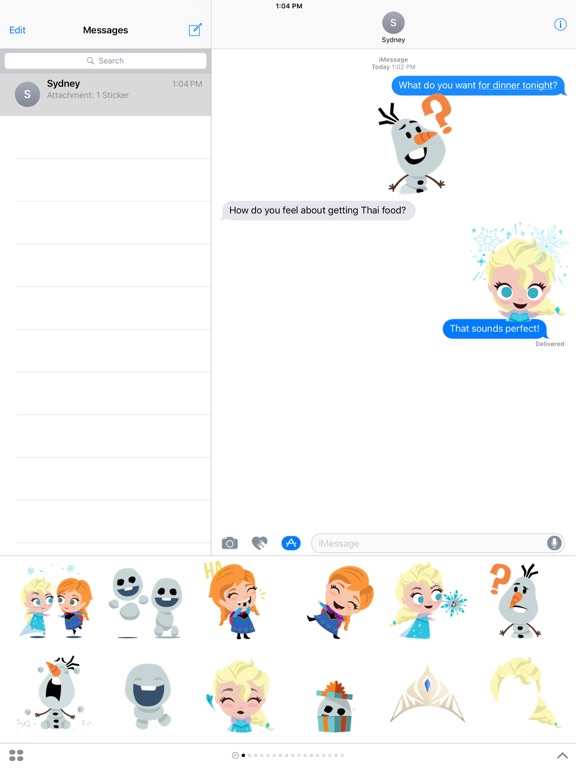 Screenshot #6 pour Disney Stickers: Frozen