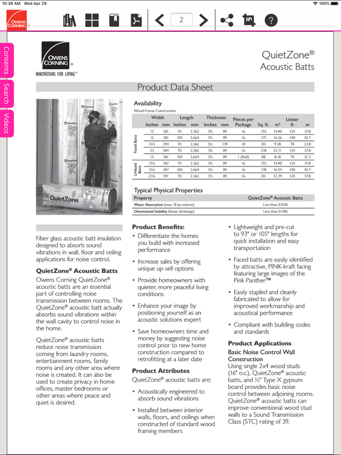 Owens Corning Product Solution