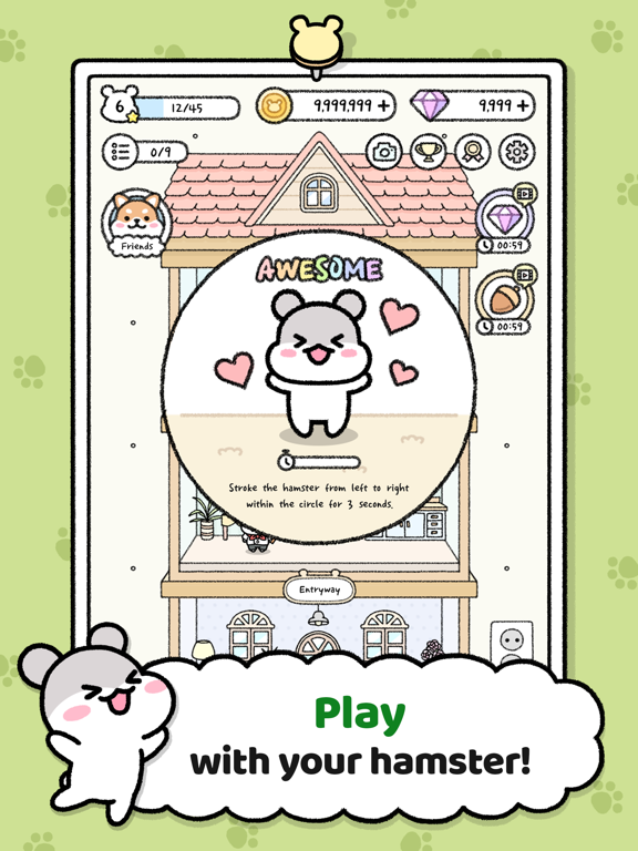 Hamster Town iPad screenshot 4 - Games app