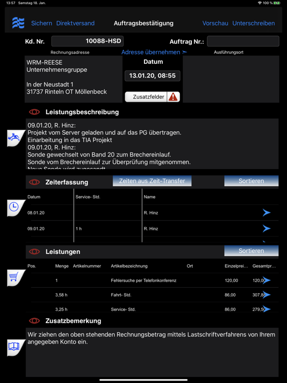 Screenshot #6 pour MEiAPPS Stundenbericht