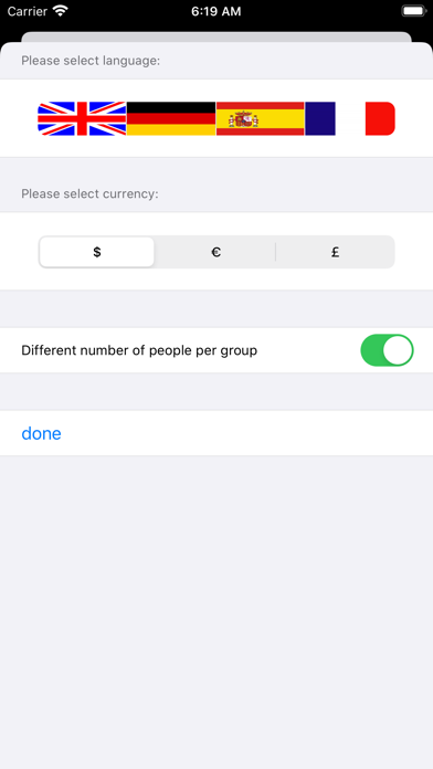Screenshot #1 pour KX BillSplit