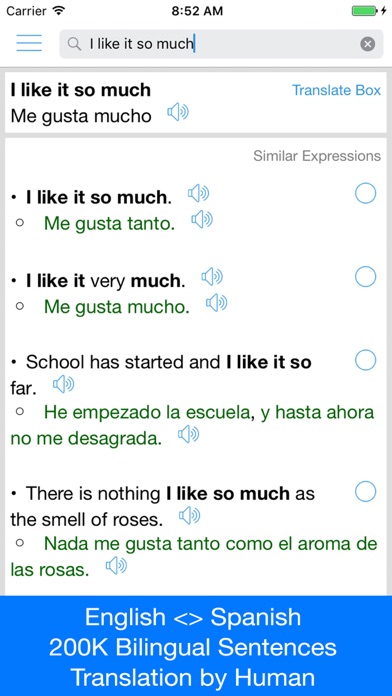 Screenshot #1 pour Spanish Translator Offline