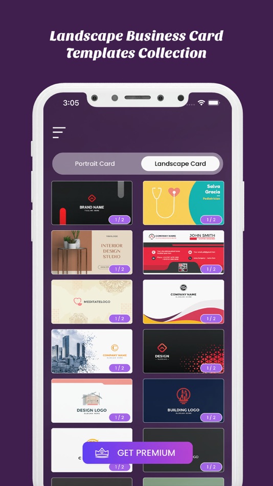#4. Business Card Maker: Generator (iOS) 由: Jayeshkumar Sutriya