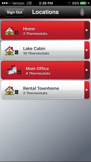 Total Connect Comfort screenshot 1
