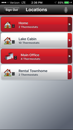 Total Connect Comfort screenshot 1