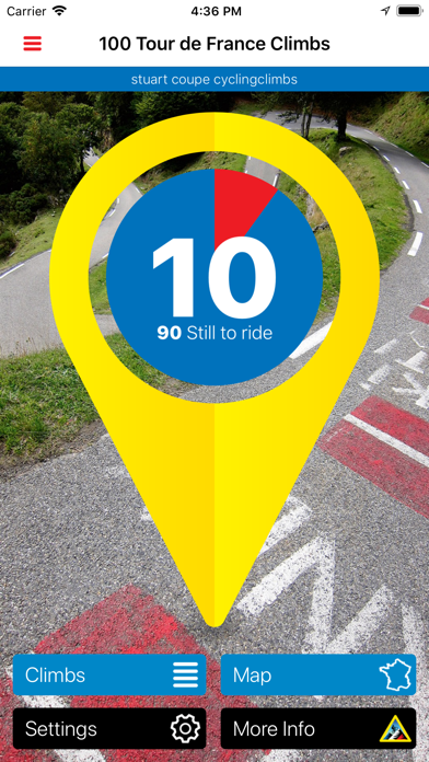100 Tour de France Climbs Screenshot