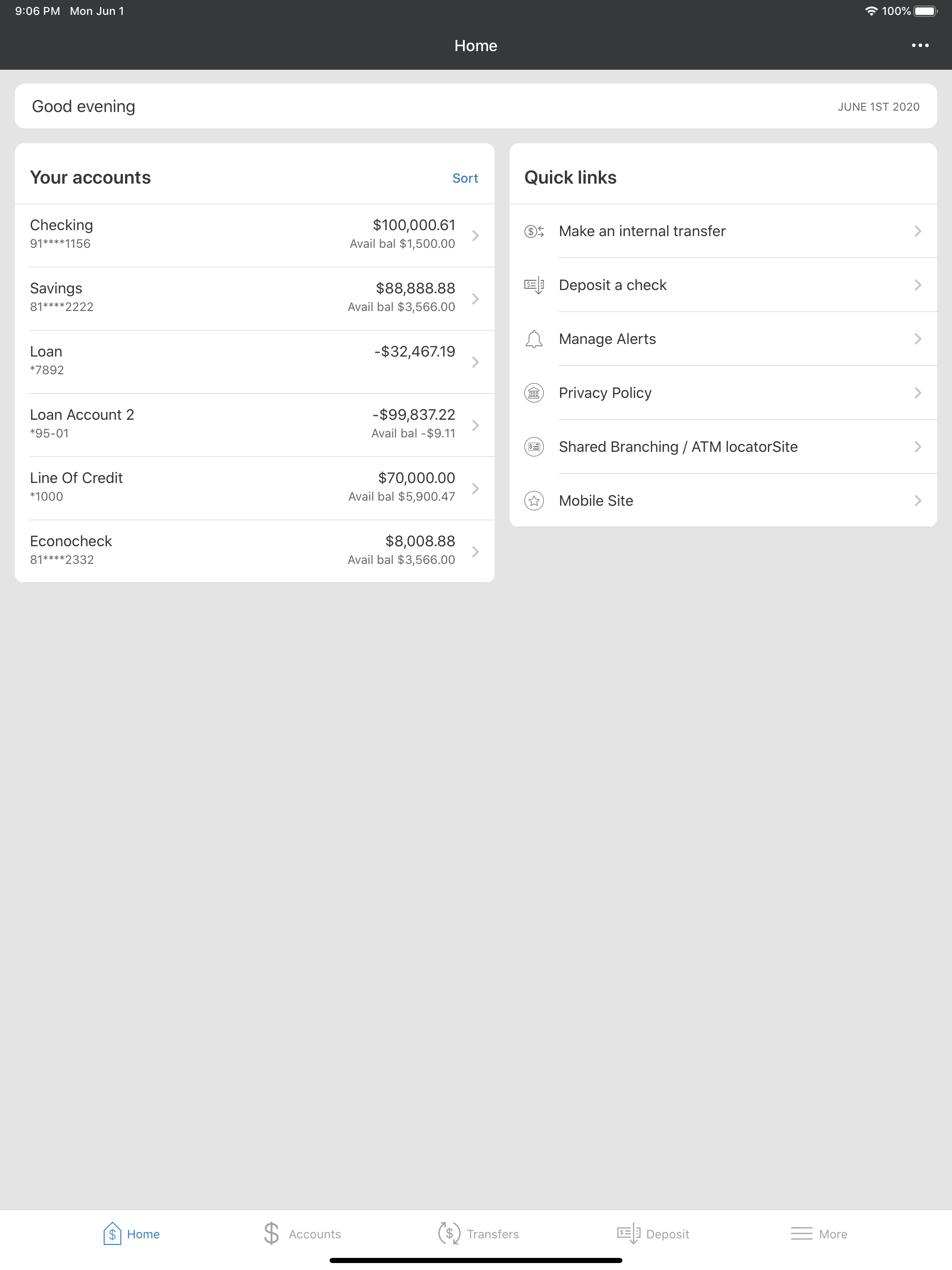 MetroWest CFCU Mobile Banking screenshot 8