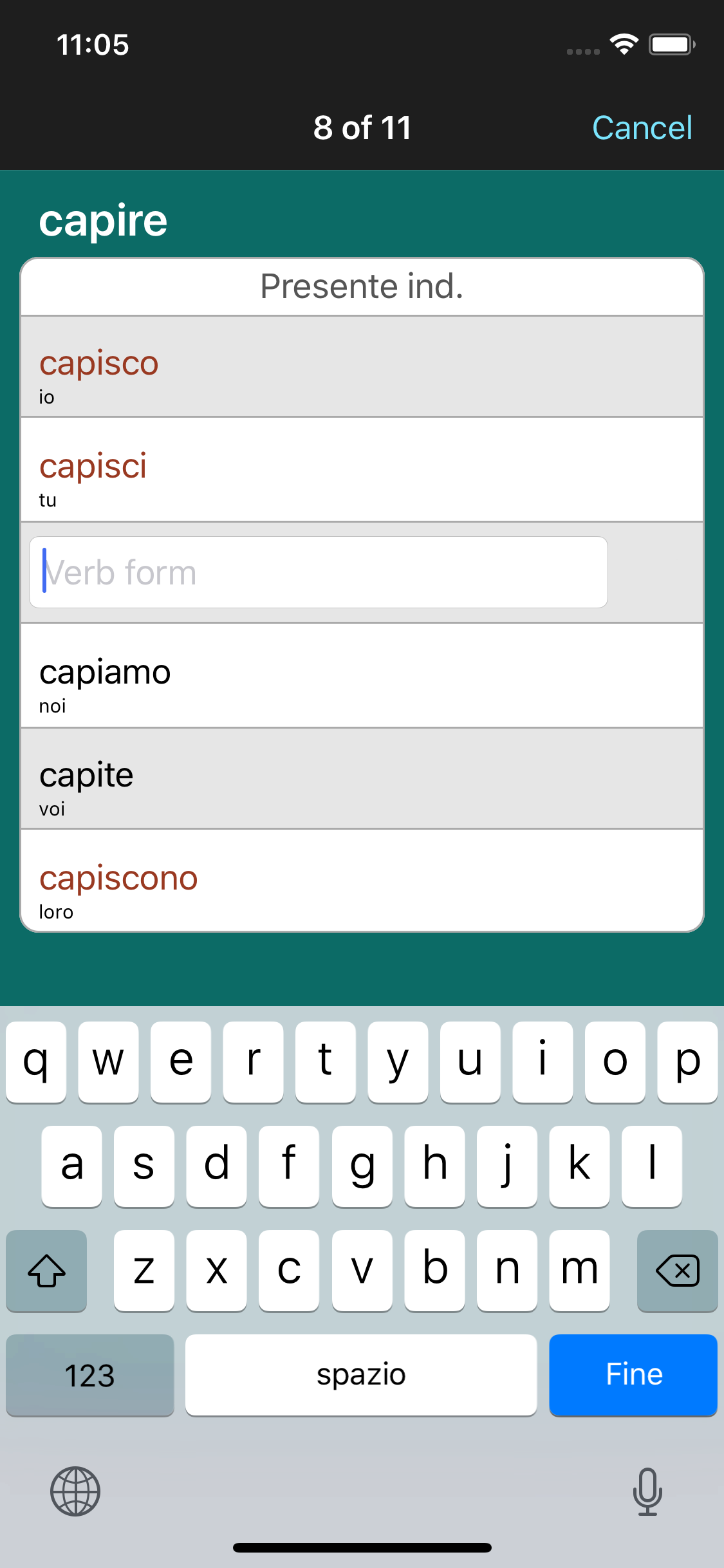 Italian Verbs & Conjugation L screenshot 6