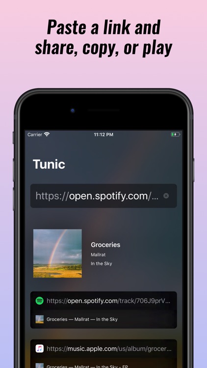 Tunic: Convert music links