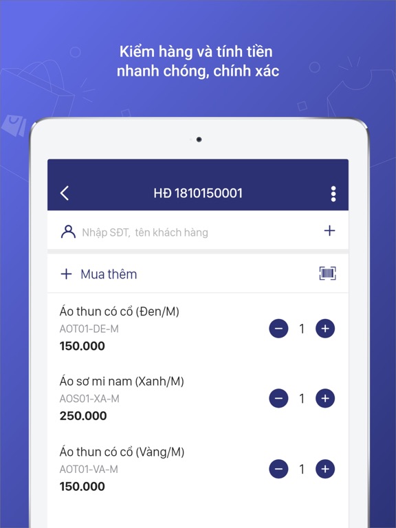 Screenshot #6 pour MISA eShop - Bán hàng Phone