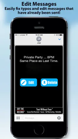 Game screenshot Off The Record Texting & Pics hack