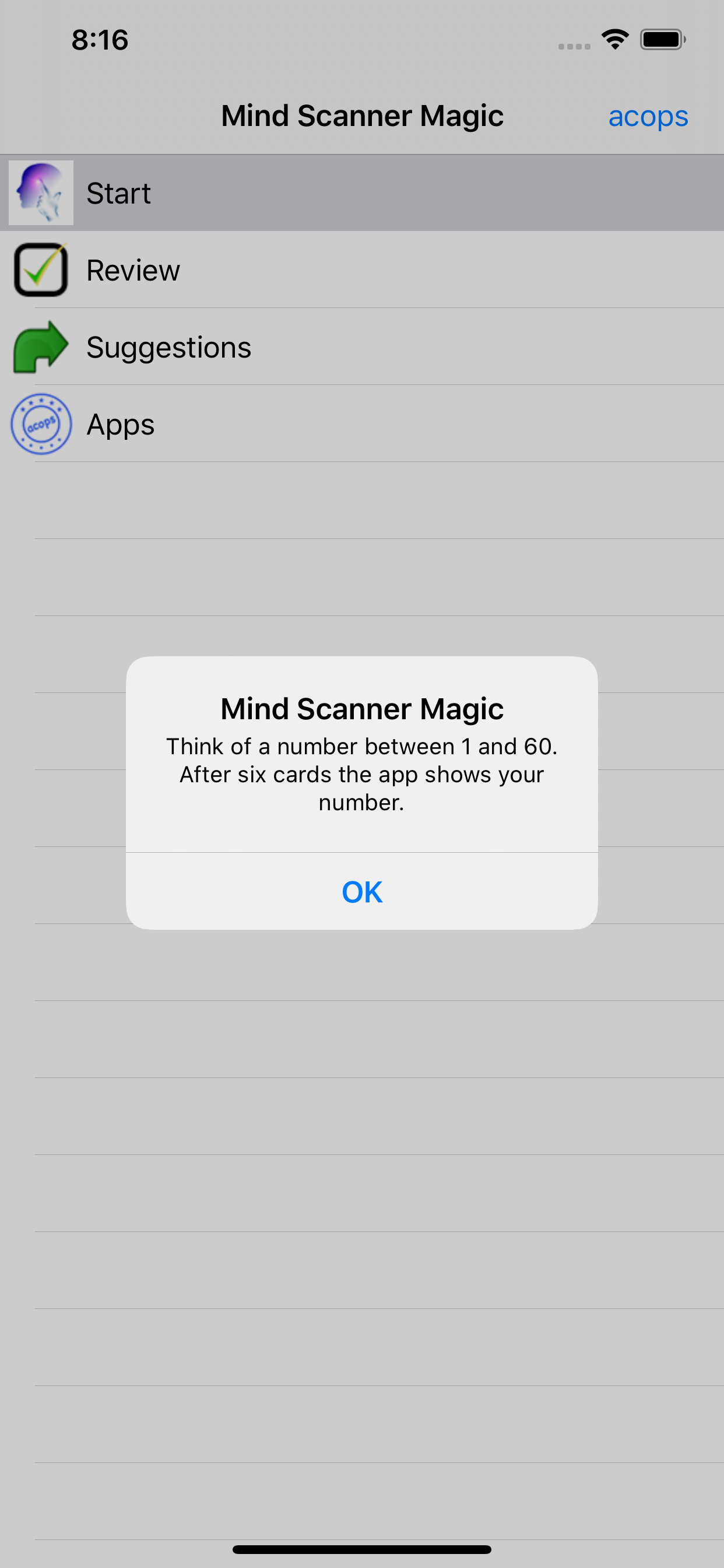 Mind Scanner Magic